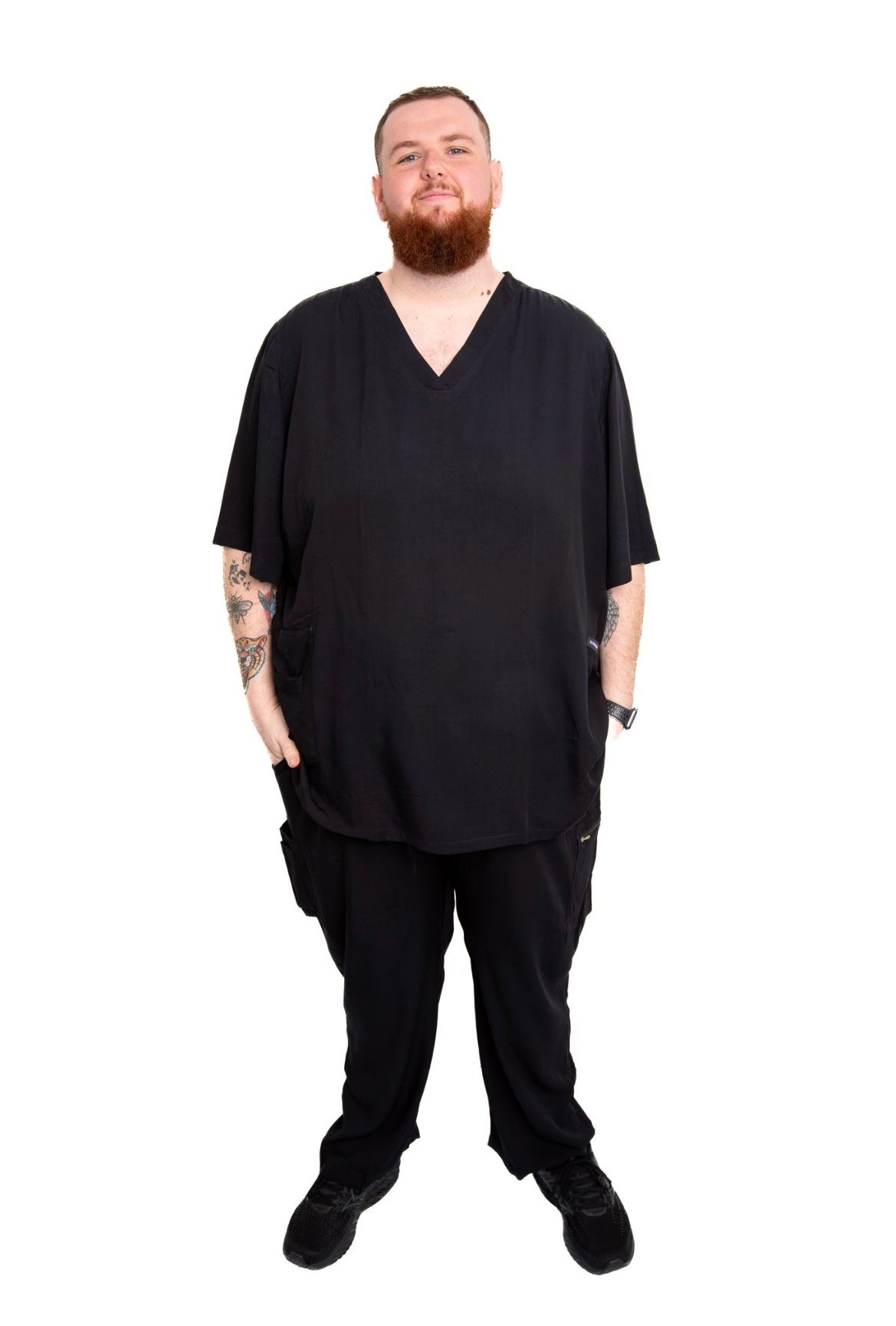 Elitescrubs Unisex Top Black