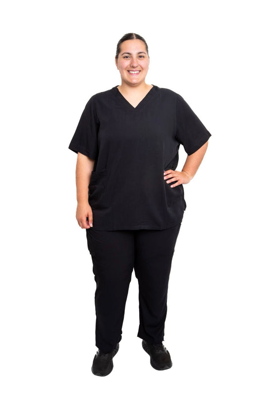 Elitescrubs Unisex Top Black