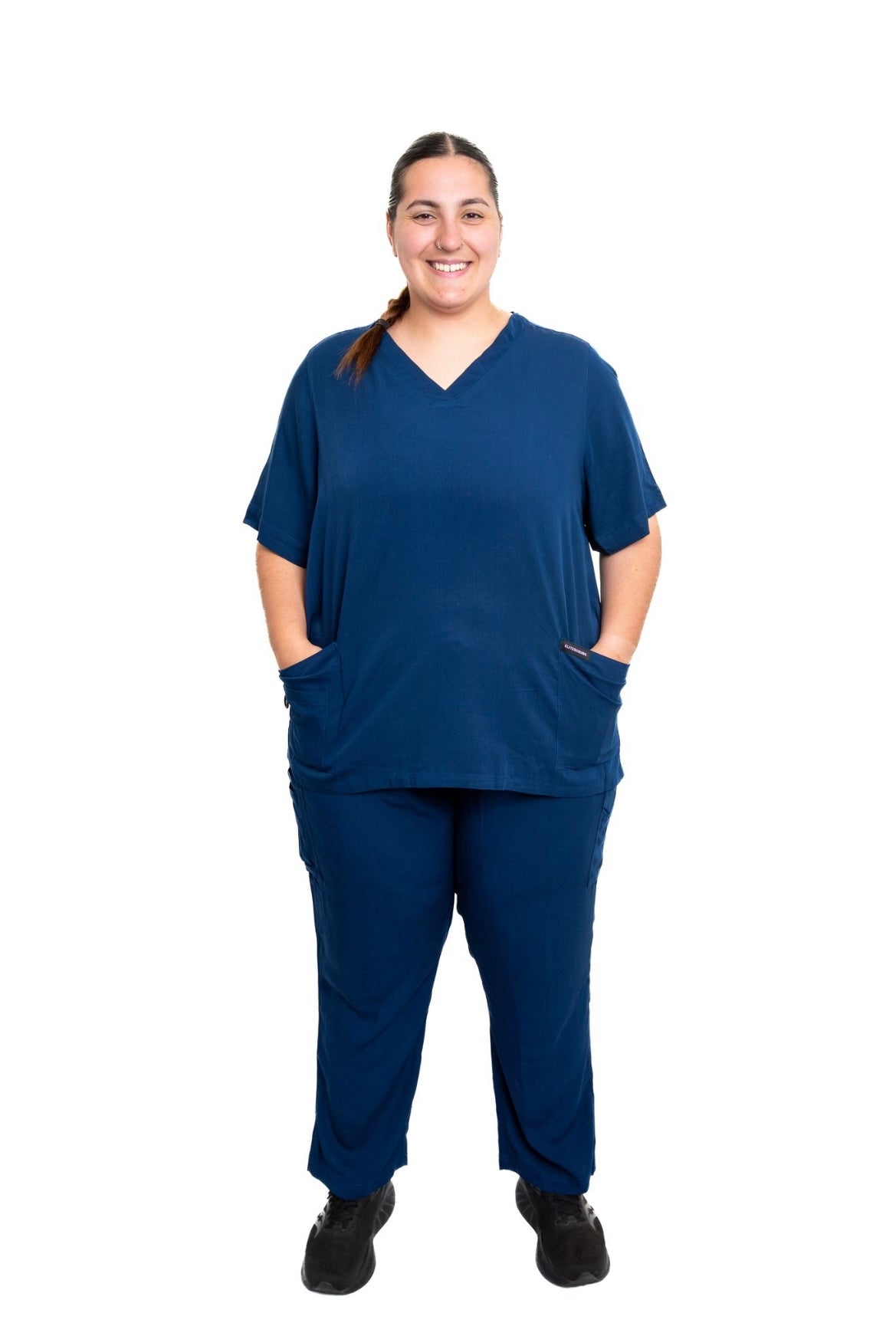 Elitescrubs Unisex Top Navy